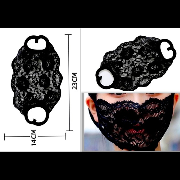 Accessories - Women’s lace face mask accessories